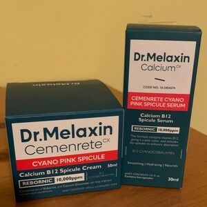Dr.Melaxin Cyano Pink Spicule Cream and Serum Set